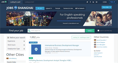 Desktop Screenshot of jobsinshanghai.com